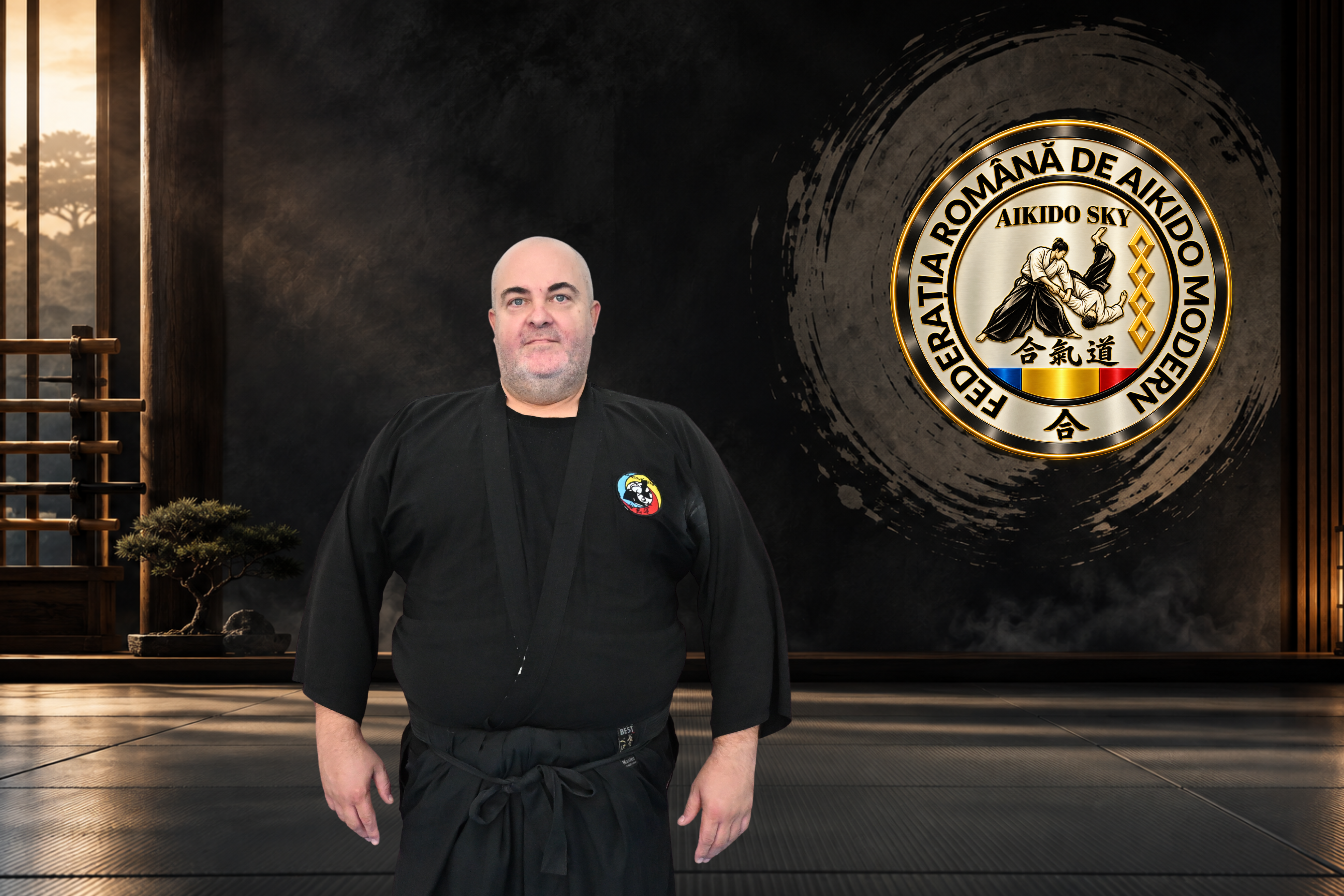 Membrii clubului Aikido Sky